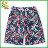 Fashion Men's Leisure Loose Stretch Cotton/Linen Beach Wear Board Shorts