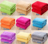 Solid Color Flannel Fleece Blanket