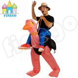 Halloween Inflatable Ostrich Adult Fancy Dress Costumes Bird Stag Hen Night out Outfit