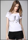 Fashionable Custom Women White Tshirts OEM