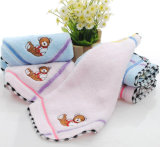 100% Cotton Kids Towel with Bear Design Embroidered