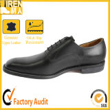 Durable Genuine Leather Black Men Dress Shoes