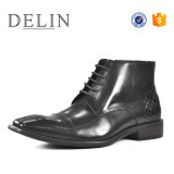 New Style Black Cow Leather Men Boots Fashion Shoes