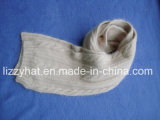 Fashion High Quality Angora/Wool Knitted Scarf with Cable