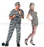 Custom Cosplay Cos Halloween Criminal Prisoner Clothes Costume