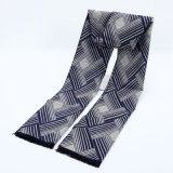 Men's Reversible Cashmere Like Winter Warm Checked Diamond Printing Thick Knitted Woven Scarf (SP800)
