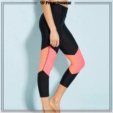 Custom Nylon Spandex Wholesale Gym Fitness Leggings Women Capri Pants