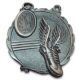 Custom Die Cast 3D Medal with Antique Nickel Finish