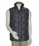 Latest Design High Quality Woolen Fabric Dark Grey Men's Waistcoat Winter Sweater Vest