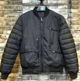Classic Men Padded Bomber Outdoor Jacket with Casual Fit