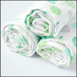 Beautiful Customized Design Organic Soft Cotton Gauze Baby Swaddle Blanket