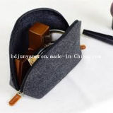 Skillful Manufacture Customize Felt Zip Coin Wallet