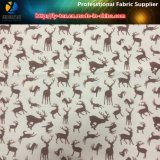 Elk/Sika Deer Printed on Polyester Pongee Fabric for Garment (YH2148)