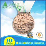 China Manufacturer Alloy Carved Enamel Metal Medal for Sport Souvenir