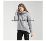 Women Winter Hoodies Scarf Collar Long Sleeve Fashion Casual Autumn Sweatshirts Rough Pullovers