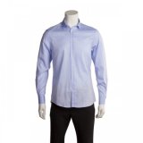 Light Blue Long Sleeve Dress Shirt for Men