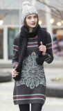 Ladies' Cashmere Sweater with Pattern (1500002086)