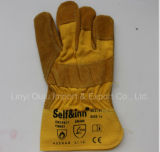 10.5'' Short Heat Resistant Leather Labor Protective Working Welding Gloves