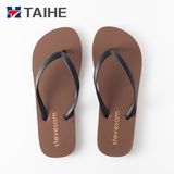 Hot Sell Sole PVC Strap Slippers for Men Beach Rubber Flip Flops