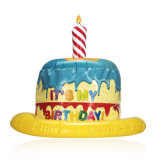 Family Party PVC or TPU Inflatable Cake Hat