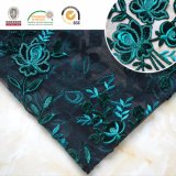 Green Lace Fabric Embroidery for Woman Garment and Weeding. C10028