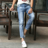 Fashion Korea Style Slim Skinny Cropped Men Denim Jeans