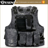 Black Python Army Military Combat Soft Tactical Safety Camping Vest