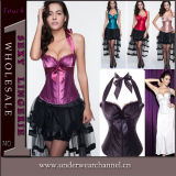 Very Sexy Hot Lingeries Fashion Bustier Corset for Fat (TWK1388)