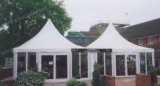 Shoulder Aluminum High Peak Pagoda, Frame Tent with Glasswall