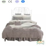 Elegant Grey Color PV Fleece Bedding Set