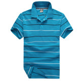 Custom New Design Men Striped Polo Shirt Wholesale