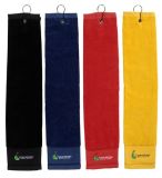 Colorful Printed Golf Towel with Hook