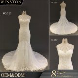 2017 Hot Sale Lace Applique Mermaid Wedding Dress