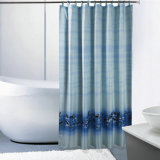 U. S Popular Anti-Mildew Polyester Bathroom Shower Curtain (17F00554)