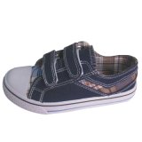 New Style Children Canvas Shoes Blue Vulcanized Kid Shoes