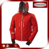 2015 Mens Waterproof Red Softshell Jacket with Waterproof Cuff