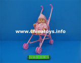 2018 Promotional Plastic Trolley Baby Doll Toy (889005)