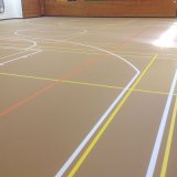 4.5mm Synthetic Vinyl Sport Flooring for Training Hall