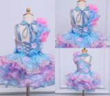Pretty Sky Blue Ball Gown Flower Girl Dresses