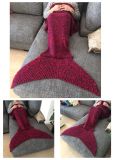 Mermaid Tail Design Chilren Sleeping Bag Soft Blanket