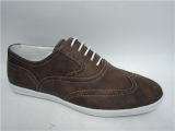 Brown Color PU Leather Mens Shoes