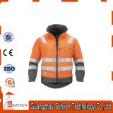 High Performance Waterproof Breathable Softshell Jacket with Reflective Tapes