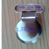 25mm Round Shaped Suspender Clip for Pants