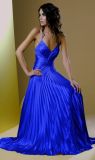 Blue Strapless Fashion Style A-Line Evening Dresses (ED3014)