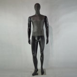 Black PU Wrapped European Male Mannequin for Men Suits