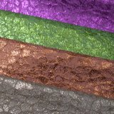Colorful Foiled Polyurethane Faux Imitation Leather Bag Shoe Fabric