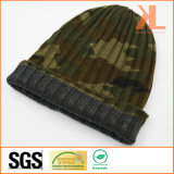 100% Acrylic Camouflage Reversible Knitted Hat