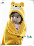 Super Soft Huggable Plush Hoodie Blanket Baby Hooded Animal Blanket