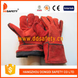 Ddsafety 2017 Full Lining Red Cow Split Welding Glove