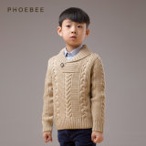 100% Wool Knitting/Knitted Children Garment Boys Winter Coat